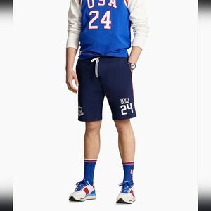 Polo Ralph Lauren Fleece Shorts Olympics Team 2016 Year New Without Tag